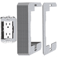 thumbnail image 2 of 20Pcs Wall Plate Spacer- Metal Flush Fit Device Leveling Plates - Receptacle Spacers Shims Leveler for Fixing Walls, 2 of 5