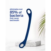 Supersmile Ripple Edge Tongue Cleaner, Ergonomic Reusable Scraper, 3 Pack