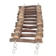 thumbnail image 5 of Escalera de escalada para mascotas, puente con escaleras de madera Flexible y duradero para rechinar los dientes, respetuoso con el medio ambiente, para loro, Chinchilla, 40cm/15,7 pulgadas, 5 of 5