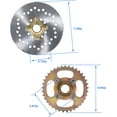 thumbnail image 5 of SEBLAFF 1"x 32" Go Kart ATV Rear Live Axle Kit Brake Assembly for Drift Trike Go Kart, 5 of 7