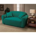 thumbnail image 1 of Stretch Jersey Loveseat Slipcover, Aqua, 1 of 1