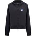 thumbnail image 2 of Women's Levelwear Black New York Rangers Judd Raglan Full-Zip Hoodie, 2 of 3