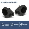 thumbnail image 6 of 2pcs Speaker Sound Wedges Black Fit For 1976-1995 Jeep Wrangler YJ CJ-7, 6 of 10