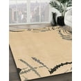 thumbnail image 2 of Ahgly Company Indoor Rectangle Abstract Yellow Solid Area Rugs, 5' x 8', 2 of 6