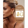 thumbnail image 4 of Pendientes Sailimue de Nudo con Baño de Oro 14K para Mujer, 4 of 9