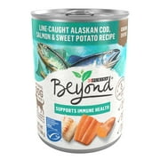 Purina Beyond Cod, Salmon and Sweet Potato Natural Ground Grain Free Wet Dog Food Pate - (Pack of 12) 13 oz. Cans. C80