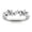 White, variant on Moissanite Half Eternity Wedding Band – 18K Rose Gold-Plated Zig Zag Moissanite Silver Band for Women