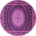thumbnail image 1 of Ahgly Company Indoor Round Persian Purple Traditional Area Rugs, 8' Round, 1 of 4