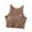 Khaki, variant on cfhntfmh Tank Tops for Women Ribbed Soft Sleeveless Cropped Racerback Going out Tops Stretch Crewneck Athletic Sports Shirts