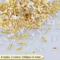 thumbnail image 5 of 1560PCS Arrow Themed Resin Filler 6-Style Mini Alloy Epoxy Resin Supplies Gold & Silver Filling Accessories, 5 of 7