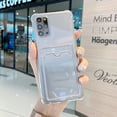 thumbnail image 1 of Funda suave S20 FE para Samsung S22 Ultra S21 FE A53 5G A52 A51 A33 A32 A50 A23 A22 A72 A21S A13 A12 A73 A71 A30 ranura para tarjeta Fivean unisex, 1 of 2