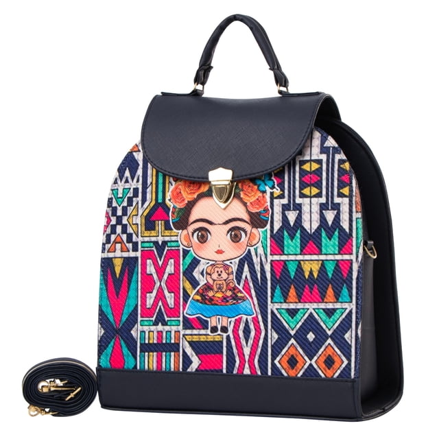 Bolsa Yute Para Mujer Fana Sabina Color Marino Preciosa