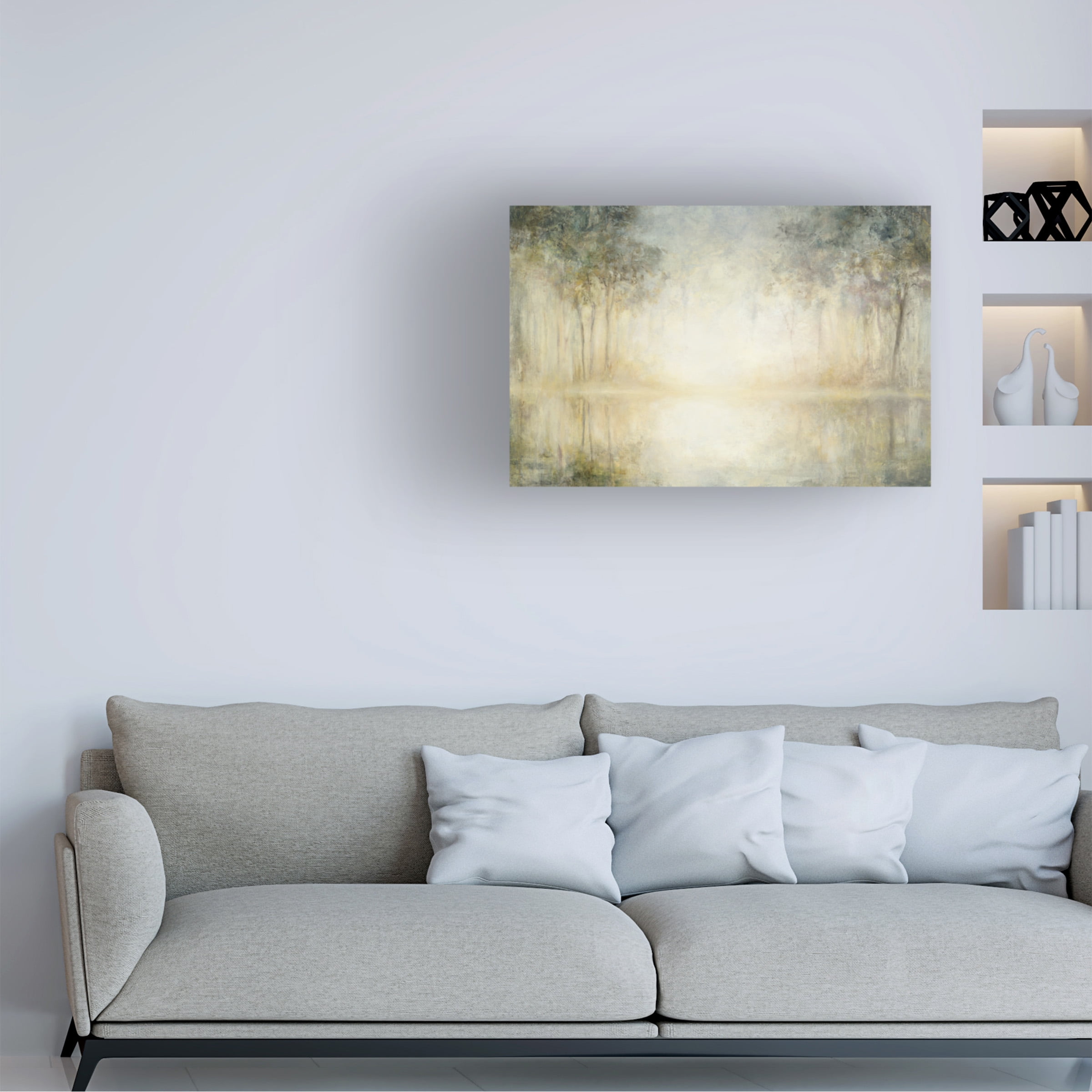 Trademark Fine Art 'Morning Mist and Light' Canvas Art by Julia Purinton