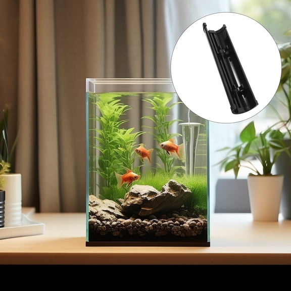 ibasenice Black Aquarium Lamp Cover with ABS Material, Light Shield for Fish , Protects Against Light Leakage