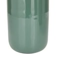 thumbnail image 5 of DecMode 13", 11"H Green Metal Vase, Set of 2, 5 of 8