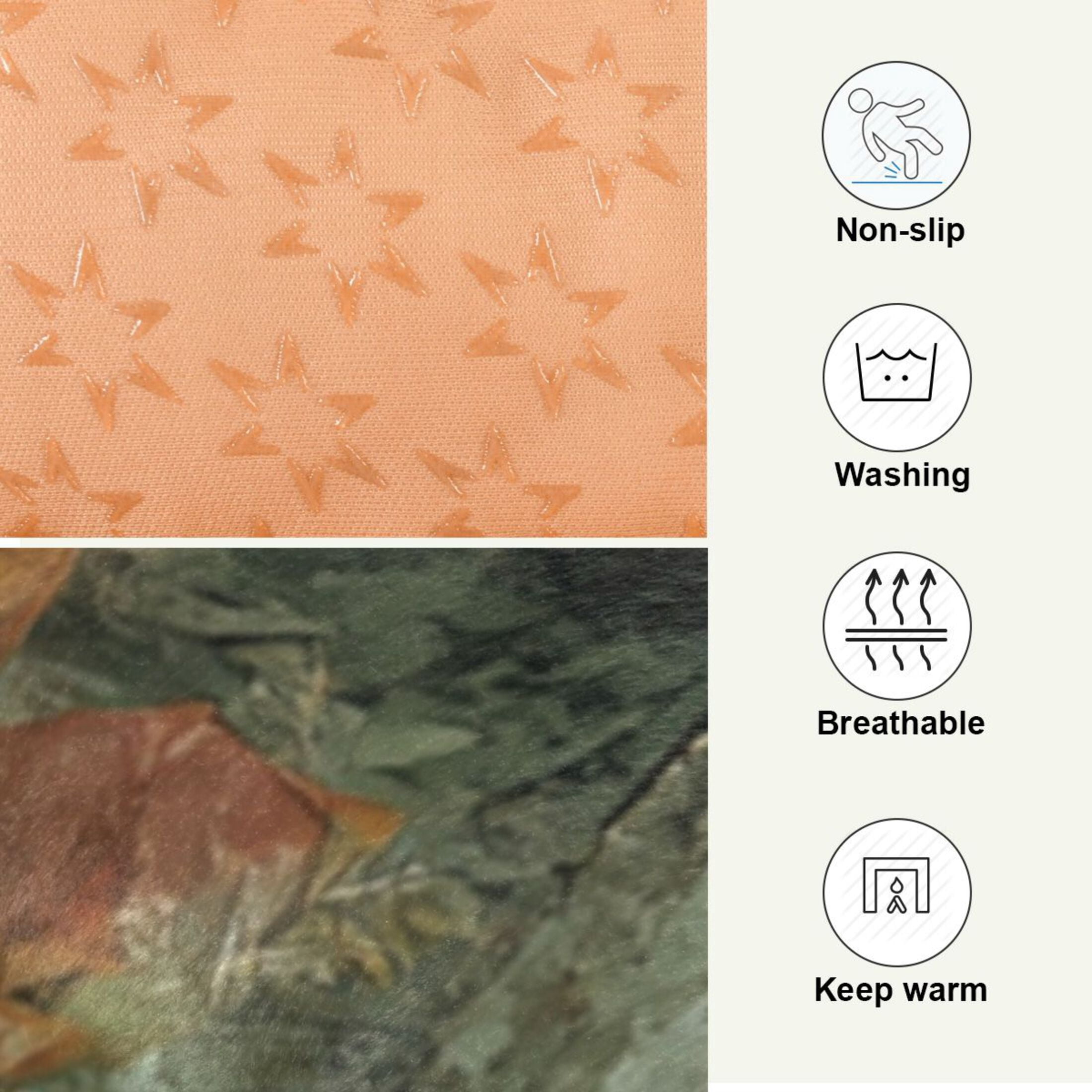 Qxltty Fall Pumpkin Maple Leaf Ped Pad Wear-resistant and Hard to Bite Through Sleeping Pad for Small Medium Large Dogs Winter Pet Bed 36×24in