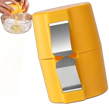 Egg Shell Opener Premium PP Material Secure Oval Groove Design Multifunctional Egg Slicer for Raw Eggs Kitchen Gadgets for Baking