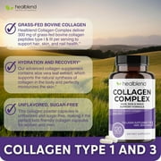 Healblend Collagen Supplement for Women and Men and Healthy Joints, Healthy Skin, Hair and Nails - 120 Capsules