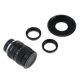 thumbnail image 1 of Lente de TV de 25 mm 4 para cámara + adaptador de montura C + anillos negro Baoblaze Lente de TV con montaje en C, 1 of 8