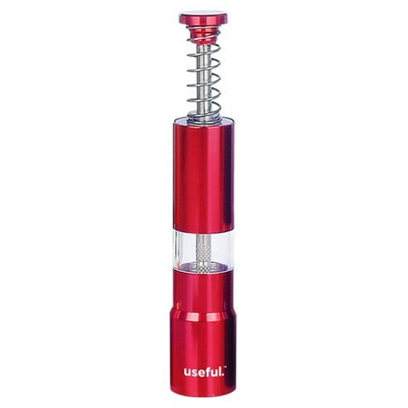 One Hand Pepper Mill - Useful. One Hand Operation Mini Salt Grinder / Pepper Mill Pump & Grind
