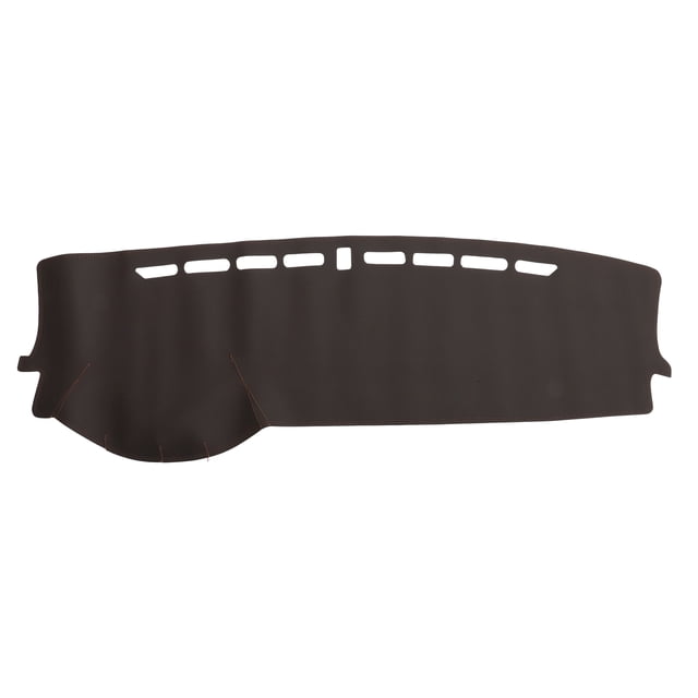 Cubierta del tablero Unique Bargains para Kia K3 2019 sin cubierta HUD, cubierta del tablero del automóvil interior antideslizante/antipolvo de cuero sintético marrón 1 pieza