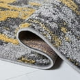 thumbnail image 4 of Safavieh Adirondack Collection ADR134H Modern Abstract Non-Shedding Stain Resistant Living Room Bedroom Area Rug, 10' x 14', Grey / Yellow, 4 of 4