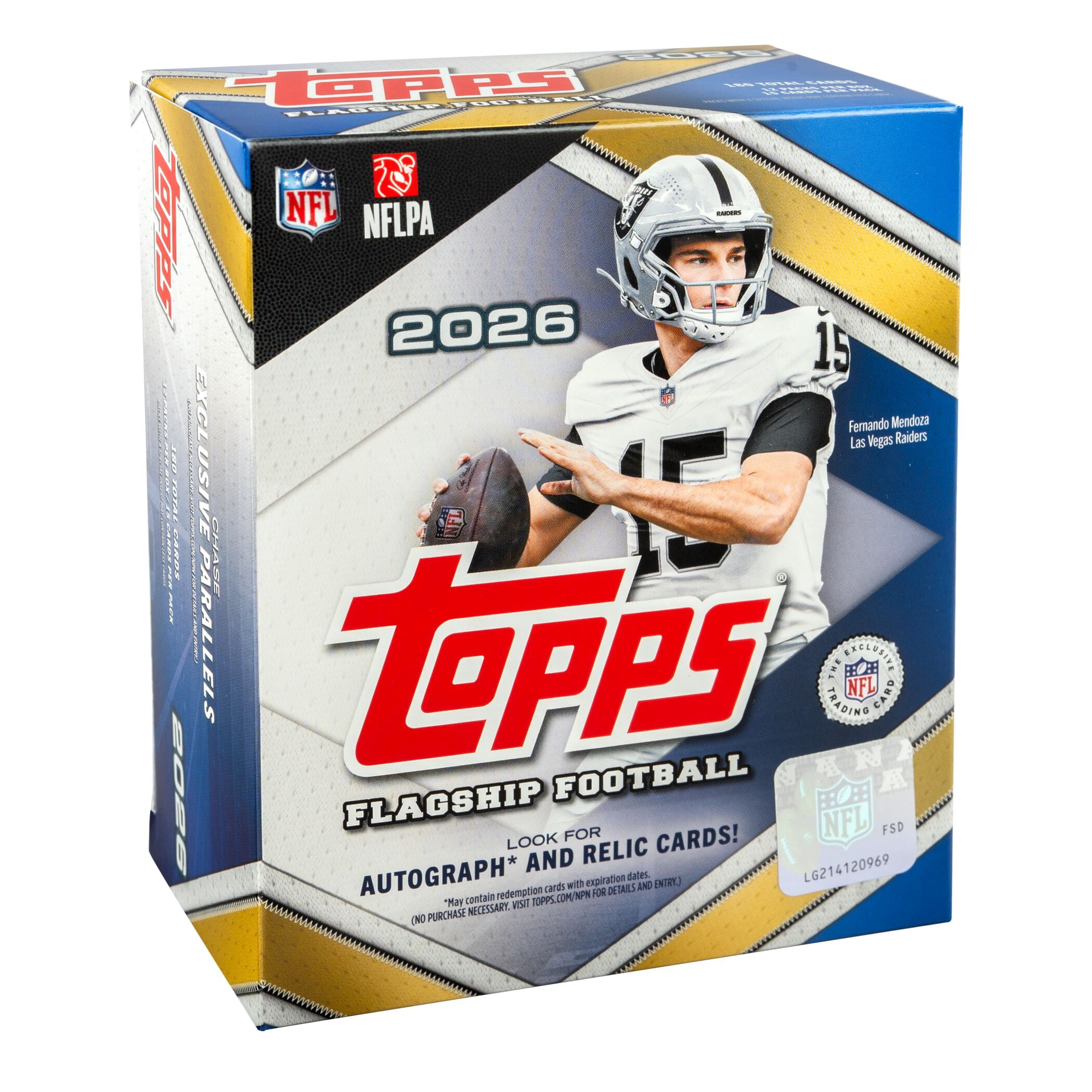 2026 Topps Football Trading Cards Exclusive Mega Box