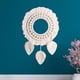 thumbnail image 5 of Espejo de pared macrame 2 uds macramé espejo de pared colgante hogar sala, 5 of 9