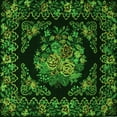 thumbnail image 1 of Ahgly Company Indoor Square Medallion Green French Area Rugs, 8' Square, 1 of 1