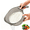 Gray, variant on Rice Strainer with Handle, Multifunctional Kitchen Strainer, Wash Rice Pasta Veggies Fruits, Sturdy Easy Clean