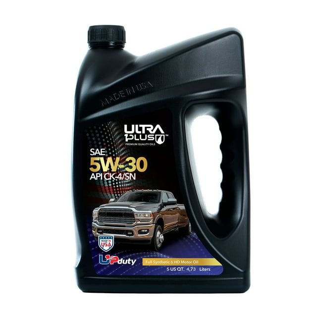 Ultra1Plus SAE 5W-30 100% Sintético 6 Aceite Motor Diesel Servicio Pesado API CK-4/SN 4.73L