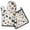Cartoon Dog-1, variant on Cavalier King Charles Spaniels and Flowers Kitchen Oven Mitt and Pot Holder Sets 2 Pcs for Baking, Cooking and Grilling, Heat Resistant Up To 392 °F