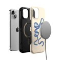 thumbnail image 4 of Funda para teléfono Casely Heartstrings Blue Bow para iPhone 13 MagSafe, 4 of 9
