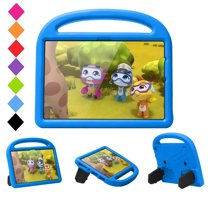 Kid-Proof Case for Fire HD 10 & Fire HD 10 Plus Tablet(11th Generation, 2021 Release) Case with Screen Protector, Allytech Light Weight Shockproof Kickstand Protective Child-Friendly Cover, Blue