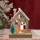 thumbnail image 5 of Decoraciones navideñas, adornos para candelabros navideños, velas para la cena, velas de té, adornos para escritorio, decoración para la mesa del comedor, decoración de madera, velas decorativas, vela, 5 of 8