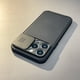 thumbnail image 2 of Funda protectora de lente de cámara deslizante de lujo, cubierta completa para iPhone 15, 14 Pro, 11, 12, 13 Max Plus, funda de carga inalámbrica MagSafe, 2 of 5