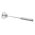 thumbnail image 1 of Semi-automatic Egg Beater Stainless Steel Blender Mini Mixer Hotel Handheld Baking Cafe Restaurant Reusable Household Kitchen Baking Whisk 14 Inch L, 1 of 8