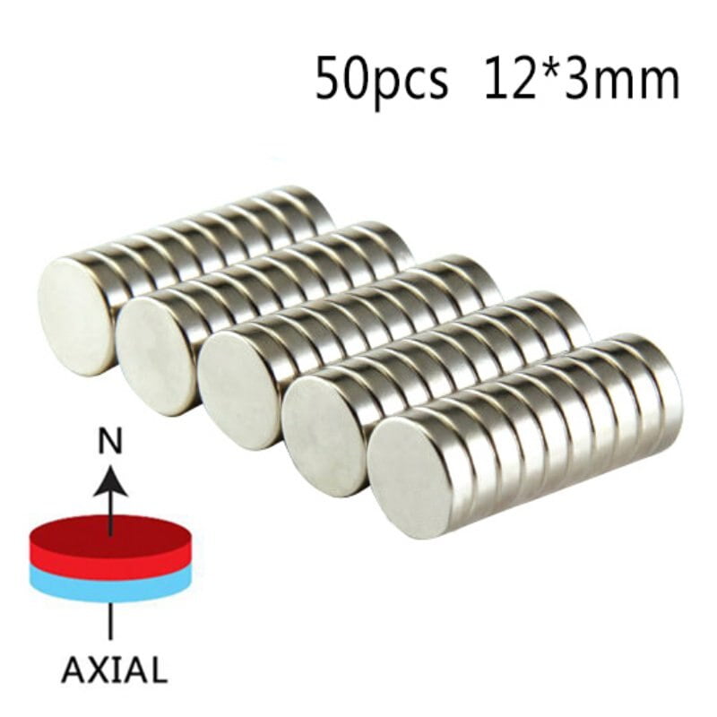 200pcs Small Disc Cylinder Neodymium Magnets 8 x 1.5 mm Round Rare Earth Neo N50 