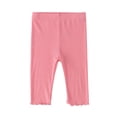 thumbnail image 4 of 4 Pack Girls Leggings Cropped Leggings Toddler Footless Girls Pants Stretchy Basic Leggings 2-10Y, 4 of 6