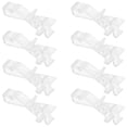 thumbnail image 1 of Miangastore 20Pcs Vertical Blind Clips POM Grip Prevention Rectangular Indoor Use, 1 of 9