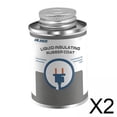 thumbnail image 1 of Pasta aislante líquida,Cinta eléctrica líquida impermeable eléctrica negra,Pasta aislante Sellador de revestimiento dieléctrico,Adhesivo de fricción para conductos de plástico y aluminio, 1 of 8