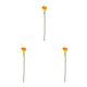 thumbnail image 2 of Yuarrent 20 unids/set mascotas amigable belleza Durable lirios artificiales para ramos de boda decoración de fiesta naranja Type1 NO1, 2 of 6