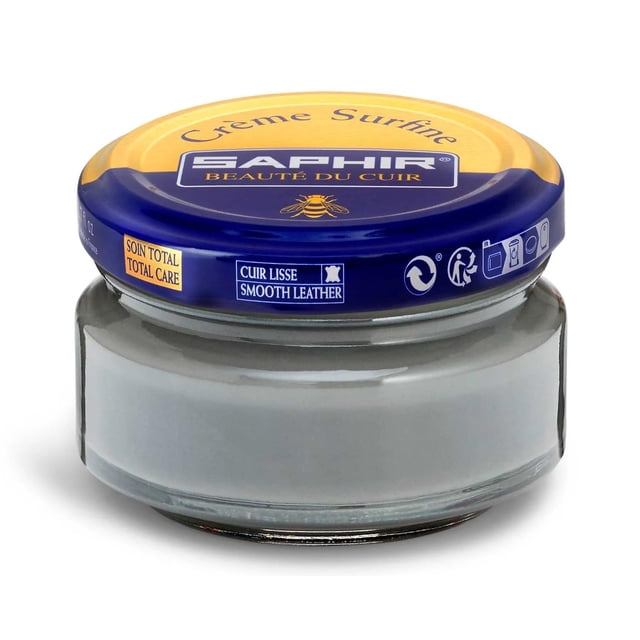 Esmalte para zapatos SAPHIR Creme Surfine Beeswax Grey 50 ml