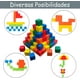 thumbnail image 4 of Vmingo Juguete Cubo de Colores Madera 2.5cm Apilable Didactico Matematicas Juego Patrones Colores Educativo Aprendizaje y Desarrollo Temprano Escolar Montessori Preescolar para Niños y Niñas | 30pzs, 4 of 5