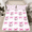 Baby Pink and Silver, variant on Blue Bowknot Fitted Sheet Queen Size,Cartoon Cherry Stars Daisy Flowers Princess Bedding Set,Girls Women Room Decor,Bow Geometric Plaids Patchwork Dreamy Bed Sheet,2 Pillowcases(No Flat)