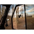 thumbnail image 4 of SuperATV Convertible Cab Enclosure Doors for Polaris Ranger XP 1000 2018+ - 1/4" Thick Lightly Tinted Scratch Resistant Polycarbonate - 250 Times Stronger Than Glass - Removable Top Half - USA Made, 4 of 9