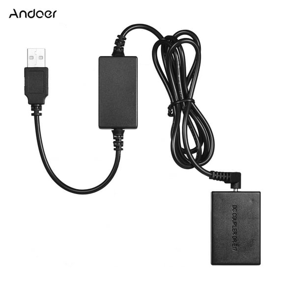 Adaptateur, 5v Usb vers Lp-e17 Adaptateur de Batterie Factice /m5/m6 Coupleur Dc Adaptateur Batterie Coupleur Dc Usb 5v Buzhi Lp-e17 Usb 5v U-sb vers Dsfen Eryue Lp-e17 Coupleur Usb