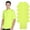Safety Yellow 5 Pcs, variant on High Visibility Short Sleeve Workwear Tee, 100% Polyester Hi Vis Men's Zone Performance T-Shirt (Safety Yellow 2 Pack, L)