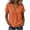 Orange, variant on HCYSFG Womens Oversized Blouse V Neck Short Sleeve Solid Color Loose Fit Casual Shirt Summer Everyday Wear Tunic Tops
