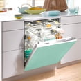 thumbnail image 5 of Dailycode Dishwasher Magnet Cover Magnetic Fridge Door Cover Home Kitchen Decor, Green Blue, 23"x 26", 5 of 6